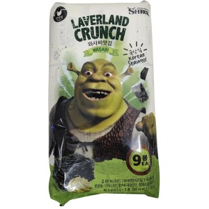 LAVERLAND SHREK SNACK NORI WASABI 40,5G
