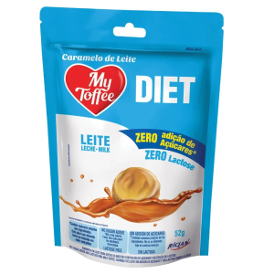  MY TOFFEE BALA LEITE ZERO LAC. DIET 52G