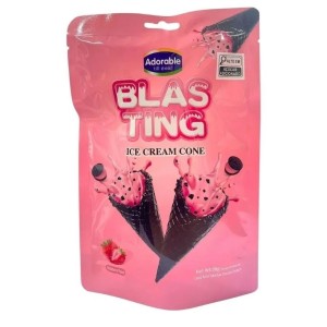 BLAS TING CONE CHOC.BRANCO E MORANGO 68G
