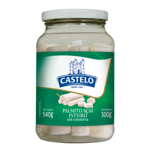 CASTELO PALMITO ACAI INTEIRO 300G