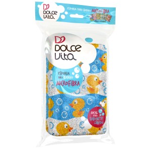 DOLCE VITTA ESPONJA BANHO MICROFIBRA PATINHO