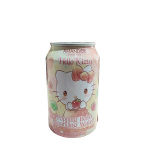 AMANDIER BEBIDA GASEIFICADA SABOR MORANGO E LIMAO HELLO KITTY 330ML
