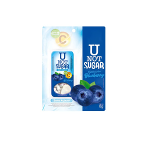 U NOT SUGAR PASTILHAS SABOR BLUEBERRY VIT C 8G