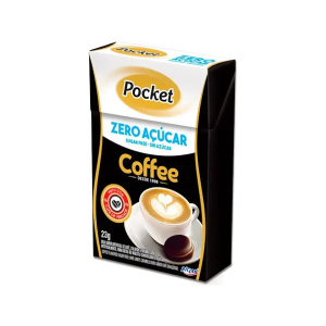 RICLAN BALA POCKET ZERO ACUCAR SABOR COFFEE 12G