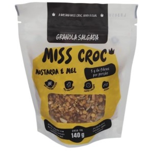 MISS CROC GRANOLA SALGADA MOSTARDA E MEL 140G