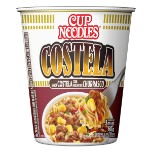 NISSIN CUP NOODLES COSTELA C/ MOLHO CHURRASCO 70G