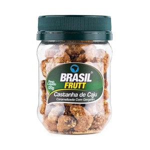 BRASIL FRUTT AMENDOIM CARAMELIZADO POTE 120G