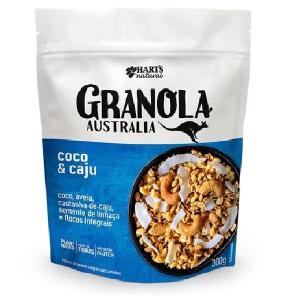 HARTS GRANOLA AUSTRALIA COCO E CAJU 300G