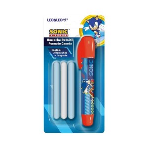 LEO&LEO BORRACHA RETRATIL FORMATO CANETA SONIC 10194