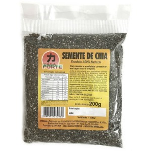 SEMENTE DE CHIA 200G CASA FORTE