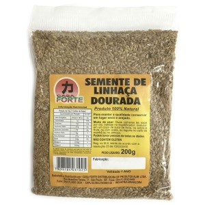  SEMENTE DE LINHAÇA DOURADA 200G CASA FORTE