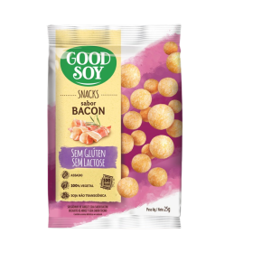 GOOD SOY SNACKS BACON SEM GLUTEN/LACTOSE 25G