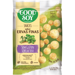 GOOD SOY SNACKS ERVAS FINAS SEM GLUTEN/LACTOSE 25G