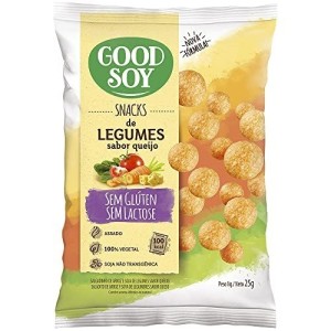 GOOD SOY SNACKS LEGUMES SABOR QUEIJO SEM GLUTEN/LACTOSE 25G