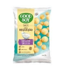 GOOD SOY SNACKS REQUEIJAO SEM GLUTEN/LACTOSE 25G