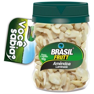 BRASIL FRUTT AMENDOA LAMINADA 110G