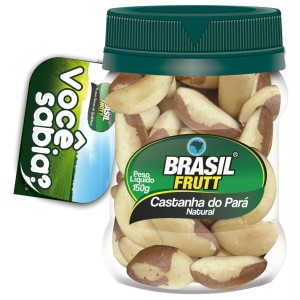 BRASIL FRUTT CASTANHA DO PARA NATURAL POTE 150G