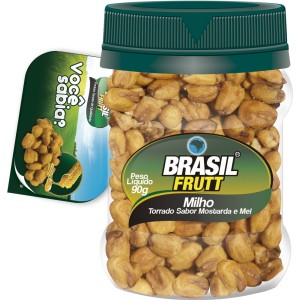 BRASIL FRUTT MILHO SABOR MOSTARDA E MEL 90G