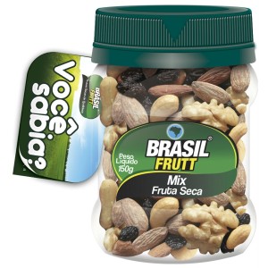 BRASIL FRUTT MIX FRUTA SECA POTE 150G