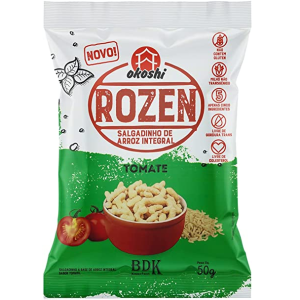 OKOSHI ROZEN SALGADINHO SABOR TOMATE 50G