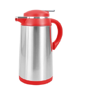 TERMOPRO GLASS GARRAFA TERMICA INOX CAMELIA VERMELHA 1L