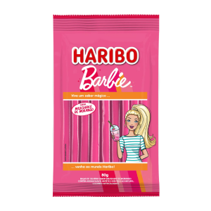 HARIBO STICKS BARBIE SABOR MORANGO 80 G