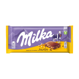 MILKA CHOCOLATE RICE CRISPS 100G