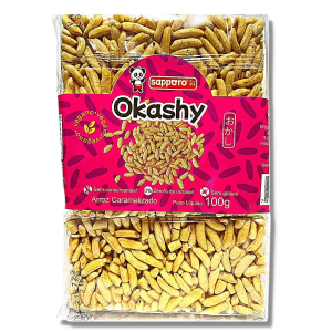 SAPPORO OKASHY ARROZ CARAMELIZADO 100G