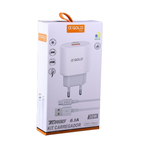 GOLD PRO CARREGADOR PARA CELULAR TURBO USB-C CA31-7