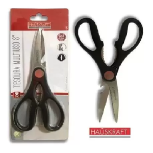 HAUSKRAFT TESOURA MULTIUSO 8¨ PRETO TSRA-002PT