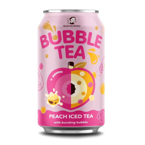 MADAM HONG BUBBLE TEA SABOR PESSEGO 320ML