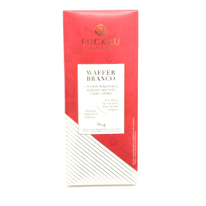 LUCKAU WAFFER CHOC. BELGA BRANCO RECH. AVELA/COOKIE 80G