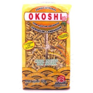 OKOSHI INTEGRAL GERGELIM/AMENDOIM 120G