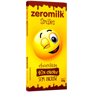 ZEROMILK SMILES 40% CACAU SEM LACTOSE 80G