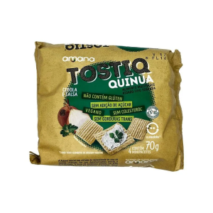TOSTIQ TORRADA SEM GLUTEN COM QUINUA/CEBOLA E SALSA 70G