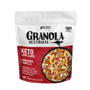 HARTS GRANOLA AUSTRALIA KETO MORANGO/VANILLA 300G