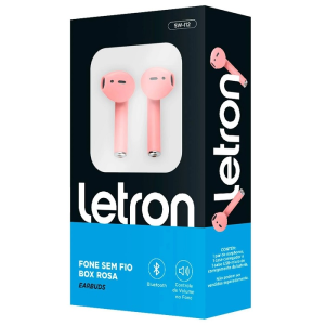 LETRON FONE SEM FIO BOX ROSA SW-L12