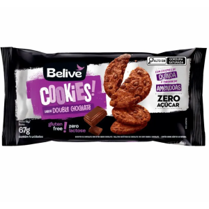 BELIVE COOKIES ZERO DOUBLE CHOCOLATE C/ CRISPIES DE QUINOA 67G