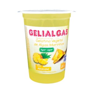 GELATINA DE ALGAS SABOR ABACAXI 210G GELIALGAS