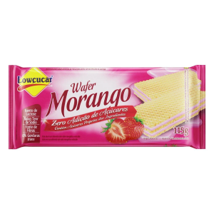 LOWCUCAR WAFER MORANGO 115G