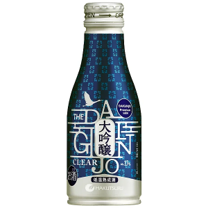 HAKUTSURU SAKE SECO DAIGINJO CLEAR BOTLE 180ML