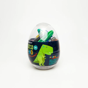 LEO&LEO KIT MASSINHA DE MODELAR DINO 240G 73537