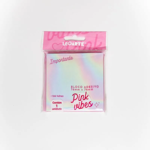 LEO ARTE BLOCOS ADESIVOS PINK VIBES 91142