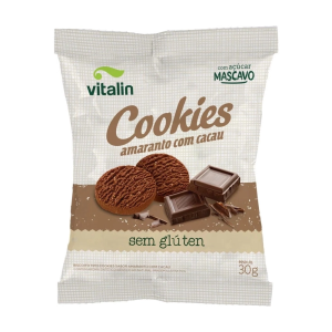 VITALIN COOKIES AMARANTO COM CACAU S/ GLUTEN 30G