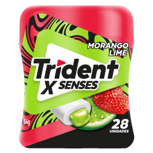 TRIDENT MORANGO/LIMAO GARRAFA 54G