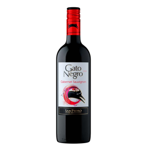 GATO NEGRO VINHO TINTO MEIO SECO CABERNET SAUVIGNON 750ML