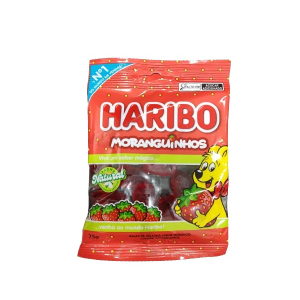 HARIBO BALA GEL MORANGUINHOS 75G