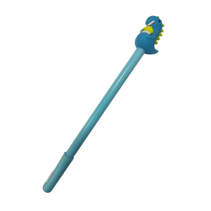 POLIBRINQ CANETA ESF 0.5MM PRETA DIVERTIDA DINO SORT SB015