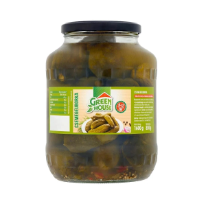 GREEN HOUSE PEPINO SUAVE EM CONSERVA 9~12CM 1600G