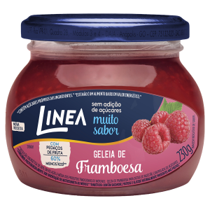 LINEA GELEIA DE FRAMBOESA 230G SEM ADICAO DE ACUCARES